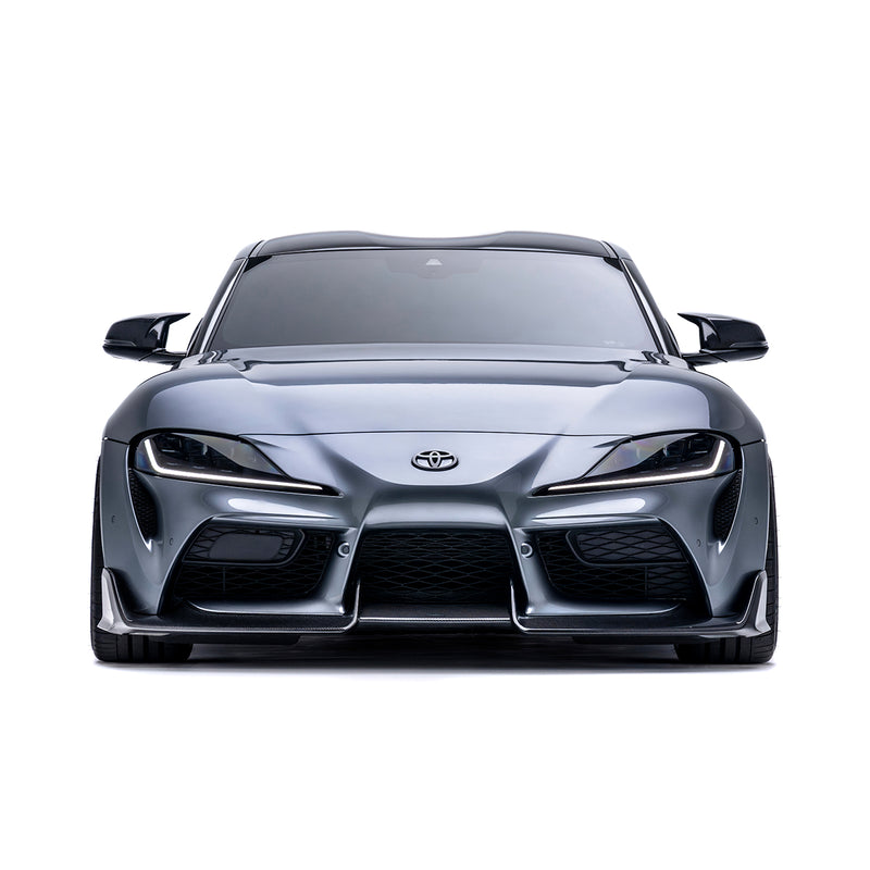 ADRO Toyota GR Supra Carbon Fiber Front Lip (Stock Bumper)