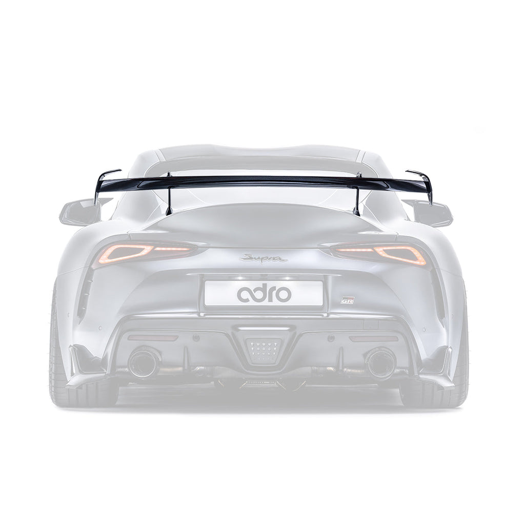 ADRO Toyota GR Supra AT-R2 Carbon Fiber Swan Neck Wing