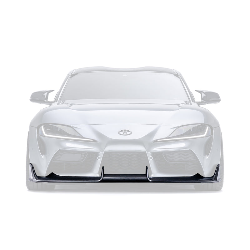 ADRO Toyota GR Supra Carbon Fiber Front Lip (Stock Bumper)