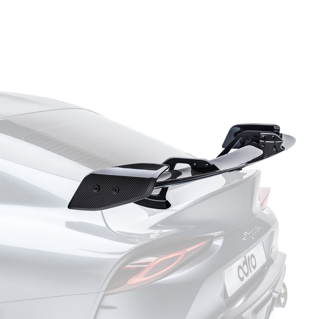 ADRO Toyota GR Supra AT-R2 Carbon Fiber Swan Neck Wing