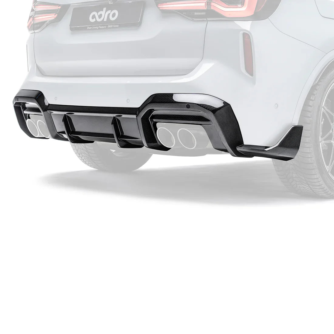 ADRO BMW F97 X3M Carbon Fiber Diffuser
