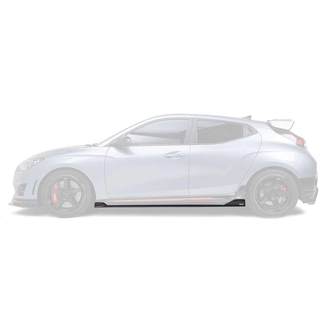 ADRO Hyundai Veloster N Carbon Fiber Side Skirts V2 (2019-2022)
