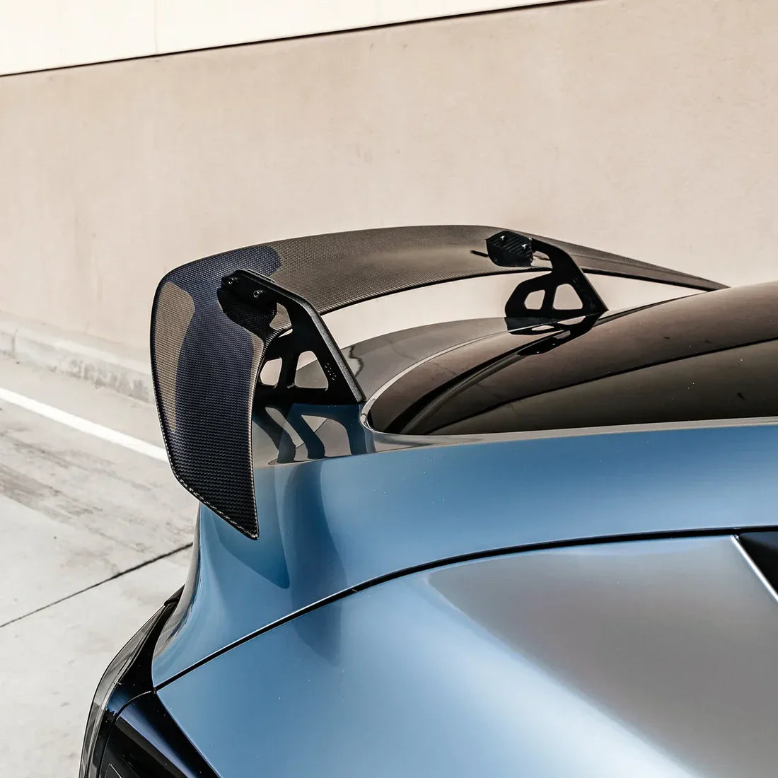 ADRO Tesla Model Y AT-S Carbon Fiber Swan Neck Wing (2020-2024)