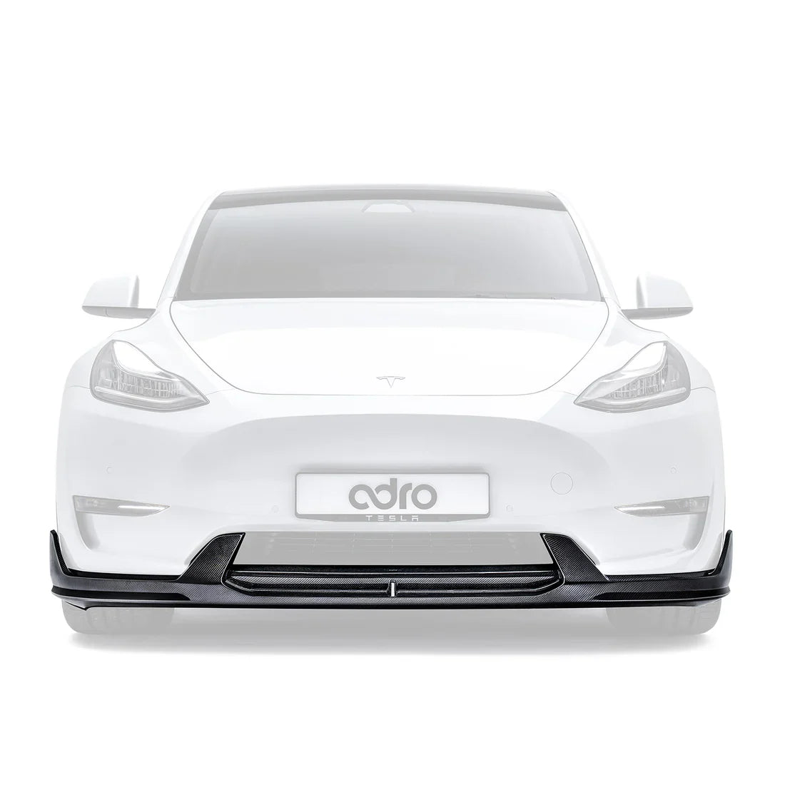 ADRO Tesla Model Y Carbon Fiber Front Lip V2