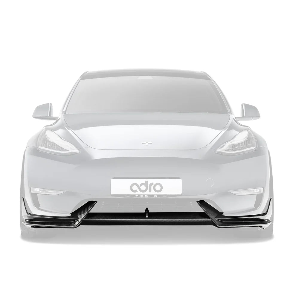 ADRO Tesla Model Y Carbon Fiber Front Lip (2022-2024)