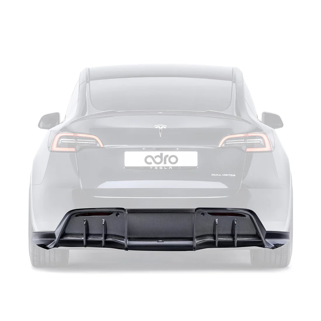 ADRO Tesla Model Y Carbon Fiber Rear Diffuser (2020-2024)