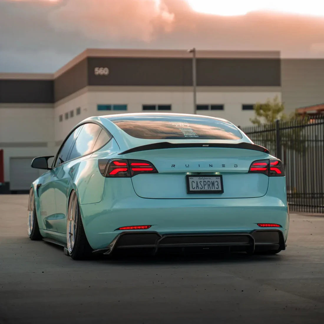 ADRO Tesla Model 3 Carbon Fiber Rear Spoiler V2 (2017-2023)