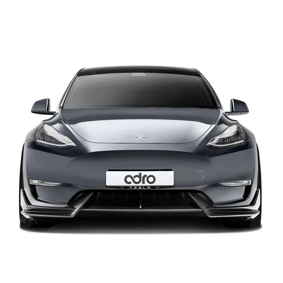 ADRO Tesla Model Y Carbon Fiber Front Lip (2022-2024)