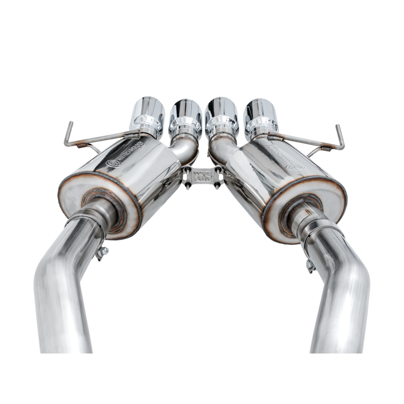 AWE Tuning Touring Edition Axle-Back Exhaust w/Chrome Tips - 14-19 Chevy Corvette C7 Z06/ZR1 (w/o AFM)
