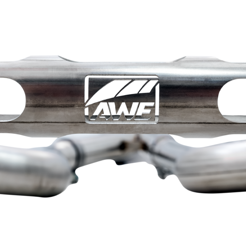 AWE Tuning BMW F8X M3/M4 Track Edition Catback Exhaust - Chrome Silver Tips - T1 Motorsports