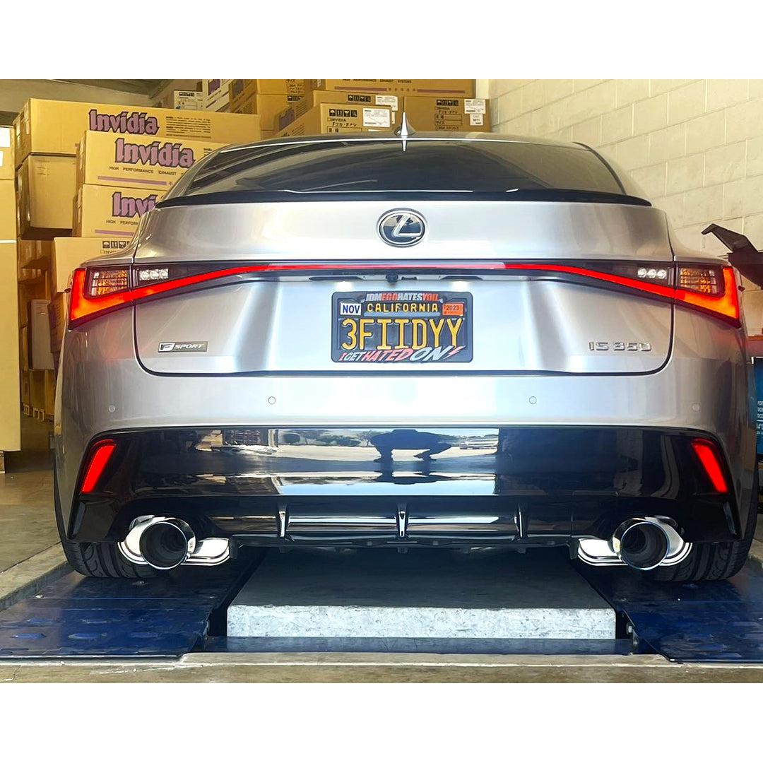 Invidia Titanium Tip Axle-back Exhaust - 13+ Lexus IS250/IS350