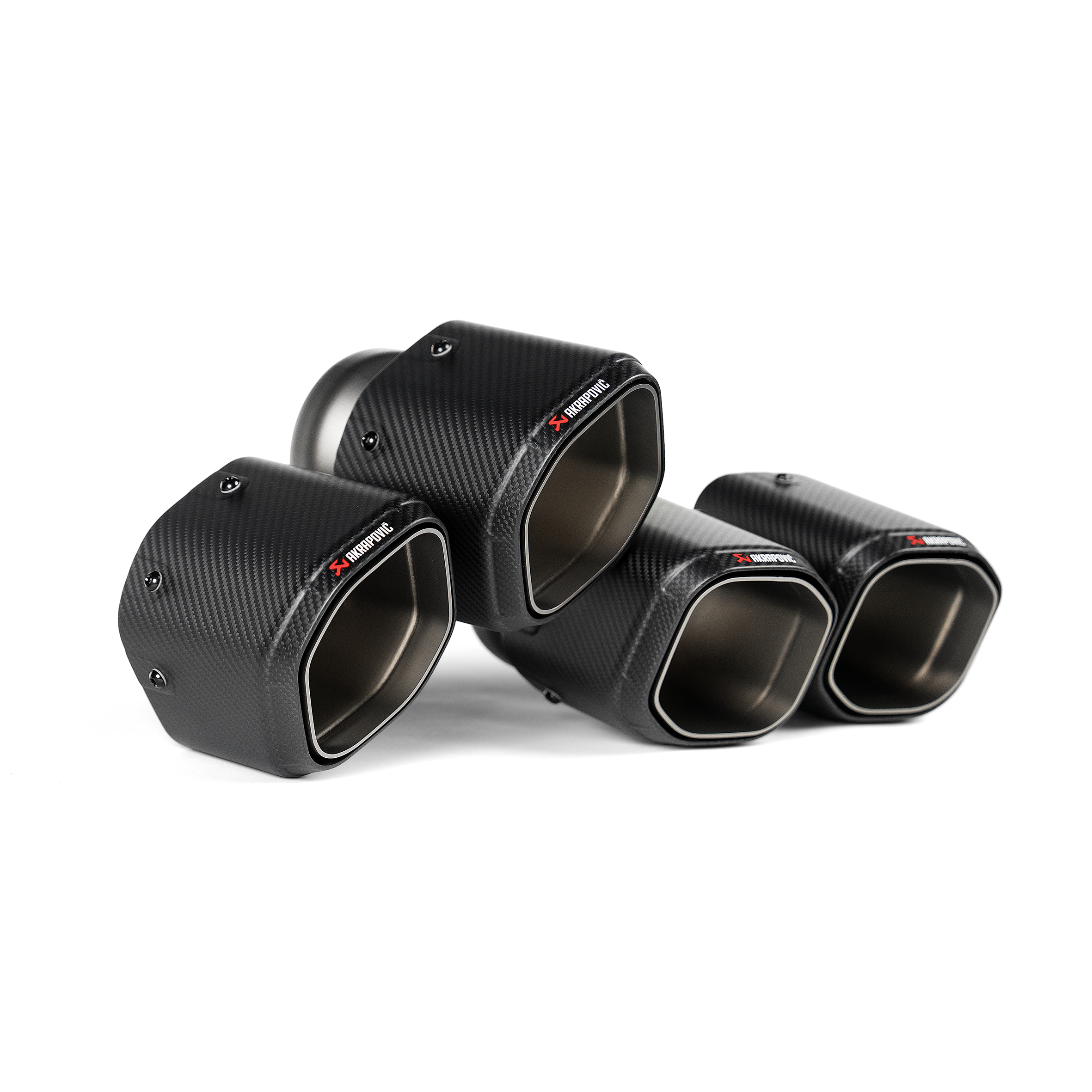Akrapovič Hexagonal Carbon Fiber Tail Pipe Set - 2025+ BMW M5 (G90/G99)