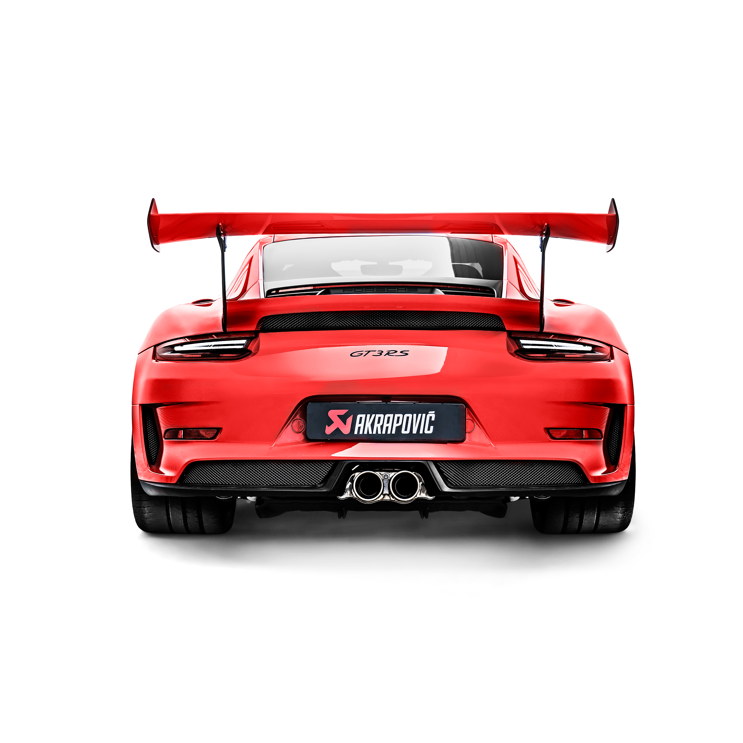 Akrapovič Slip-On Race Line Exhaust (Titanium) w/Titanium Tips - 2018-2020 Porsche 911 GT3 RS (991.2)