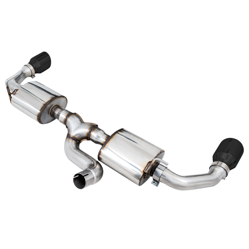 AWE Tuning Tread Edition Axle-Back Dual Exhaust w/ Diamond Black Tips - 07-18 Jeep Wrangler JK/JKU 3.6L