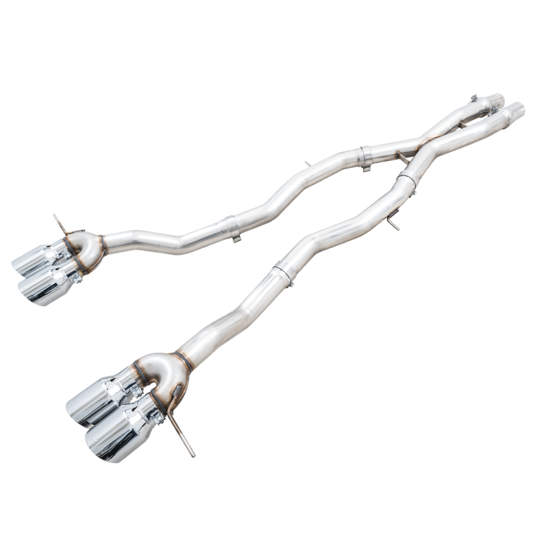 AWE Tuning Track Edition Catback Exhaust w/ Chrome Silver Tips - 2021+ BMW G8X M3/M4