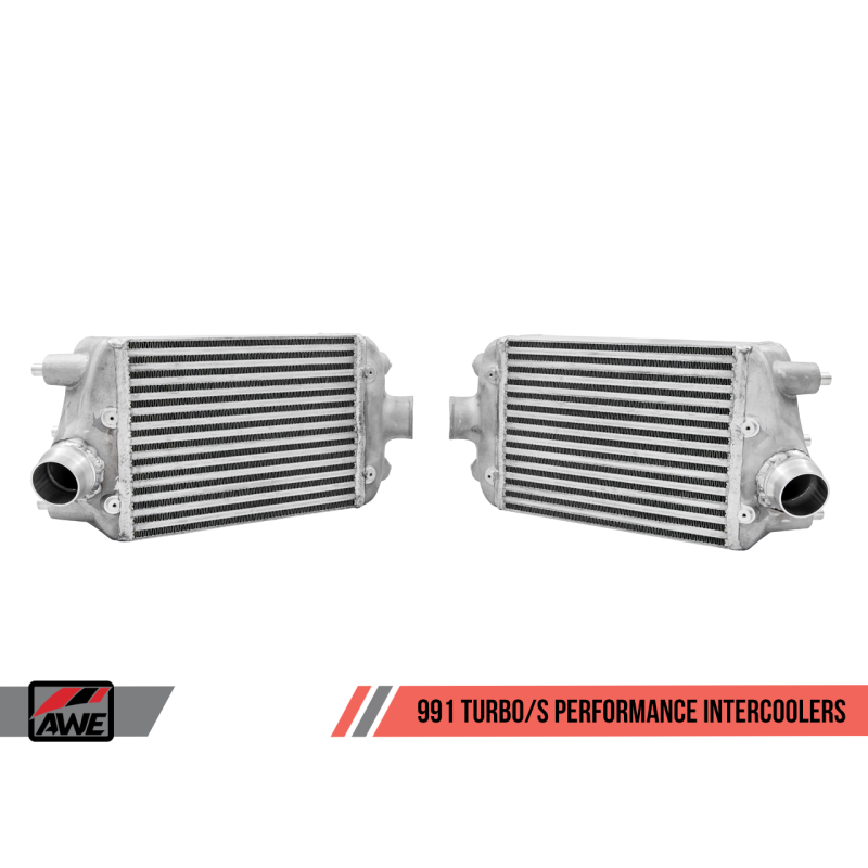 AWE Tuning Porsche 991 (991.2) Turbo/Turbo S Performance Intercooler Kit