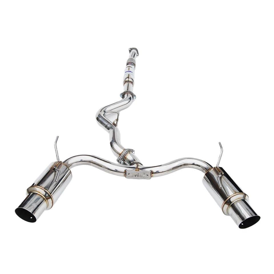 Invidia Dual N1 S.S.Tips Cat-Back Exhaust - 08-14 Subaru STI 11-14 WRX Hatchback