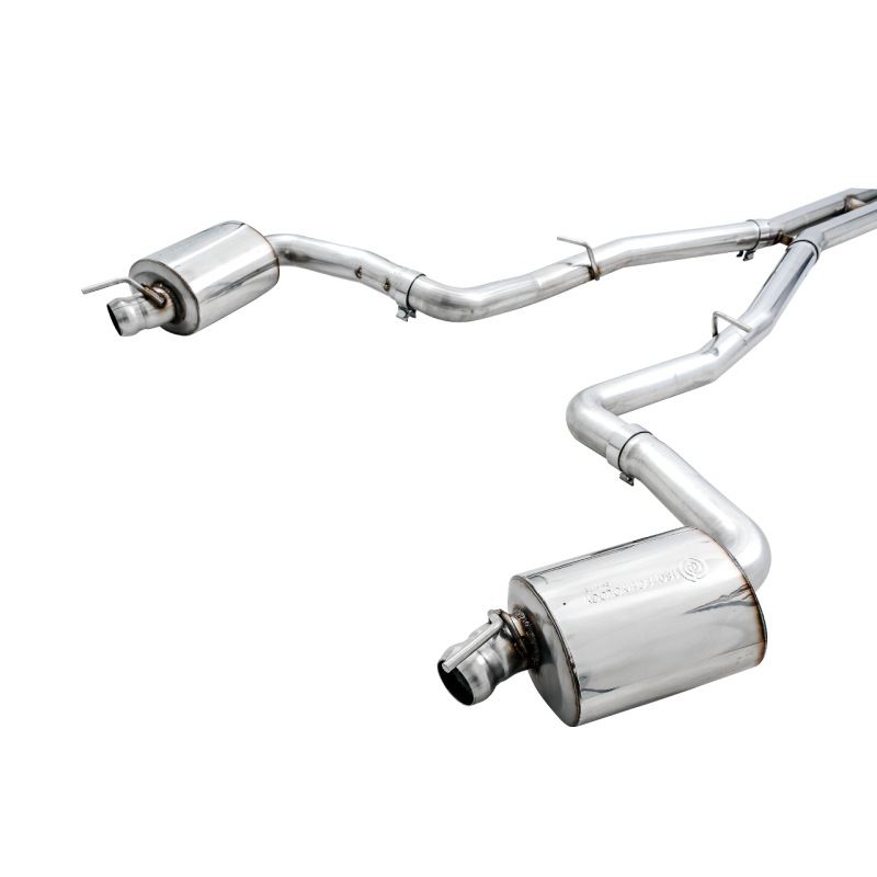 AWE Tuning Non-Resonated Touring Edition Exhaust (Use Stock Tips) - 2015+ Dodge Challenger 6.4L/6.2L