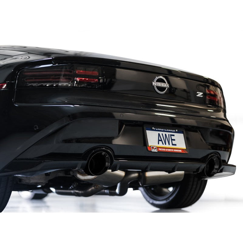 AWE Tuning Track Edition Catback Exhaust System w/ Diamond Black Tips - 2023+ Nissan Z