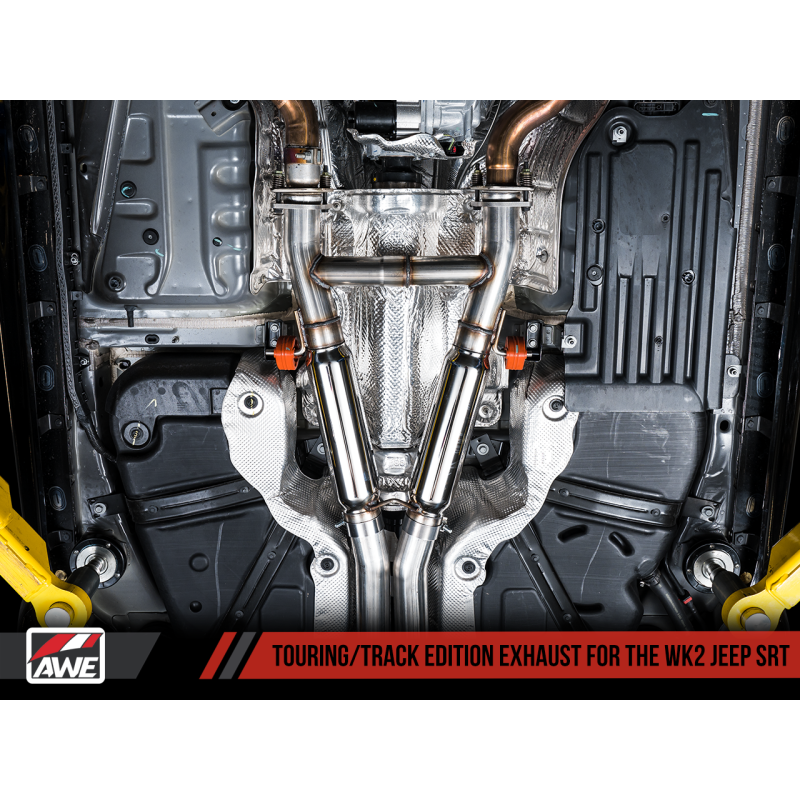 AWE Tuning 2020 Jeep Grand Cherokee SRT Track Edition Exhaust - Chrome Silver Tips