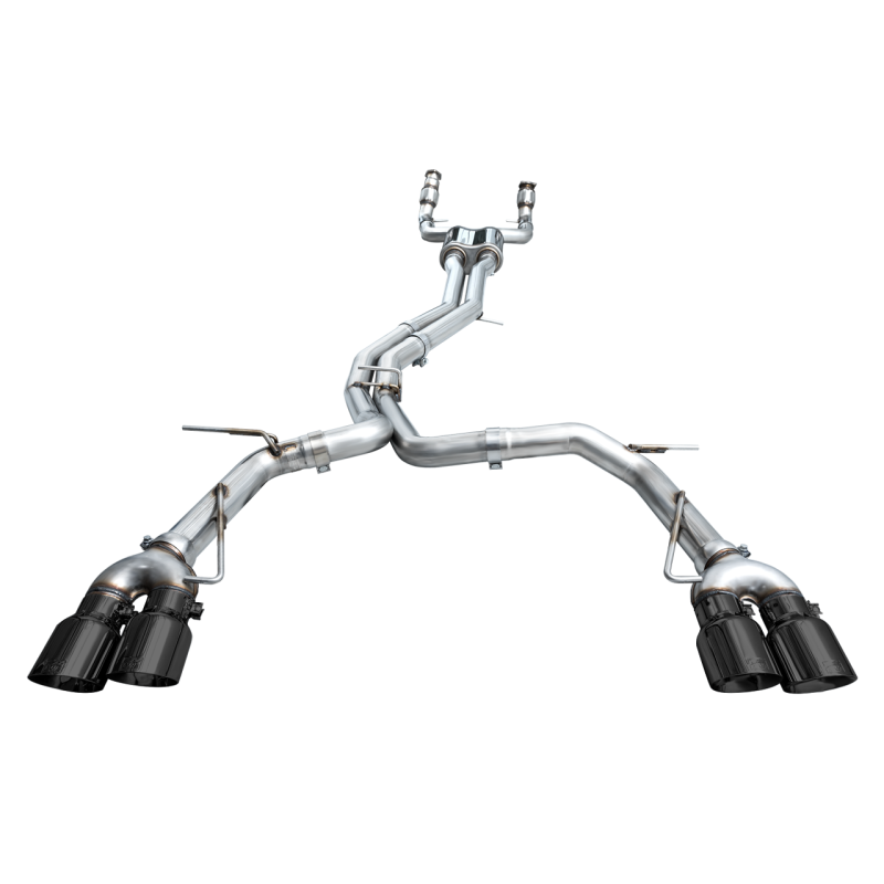 AWE Tuning Track Edition Exhaust w/Diamond Black Tips - 19-23 Audi C8 S6/S7 2.9T V6 AWD