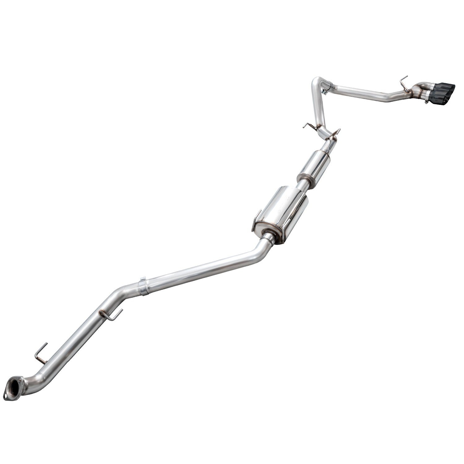 AWE Tuning 0FG Exhaust for 2024+ 4th Gen Toyota Tacoma - Dual Diamond Black Tips