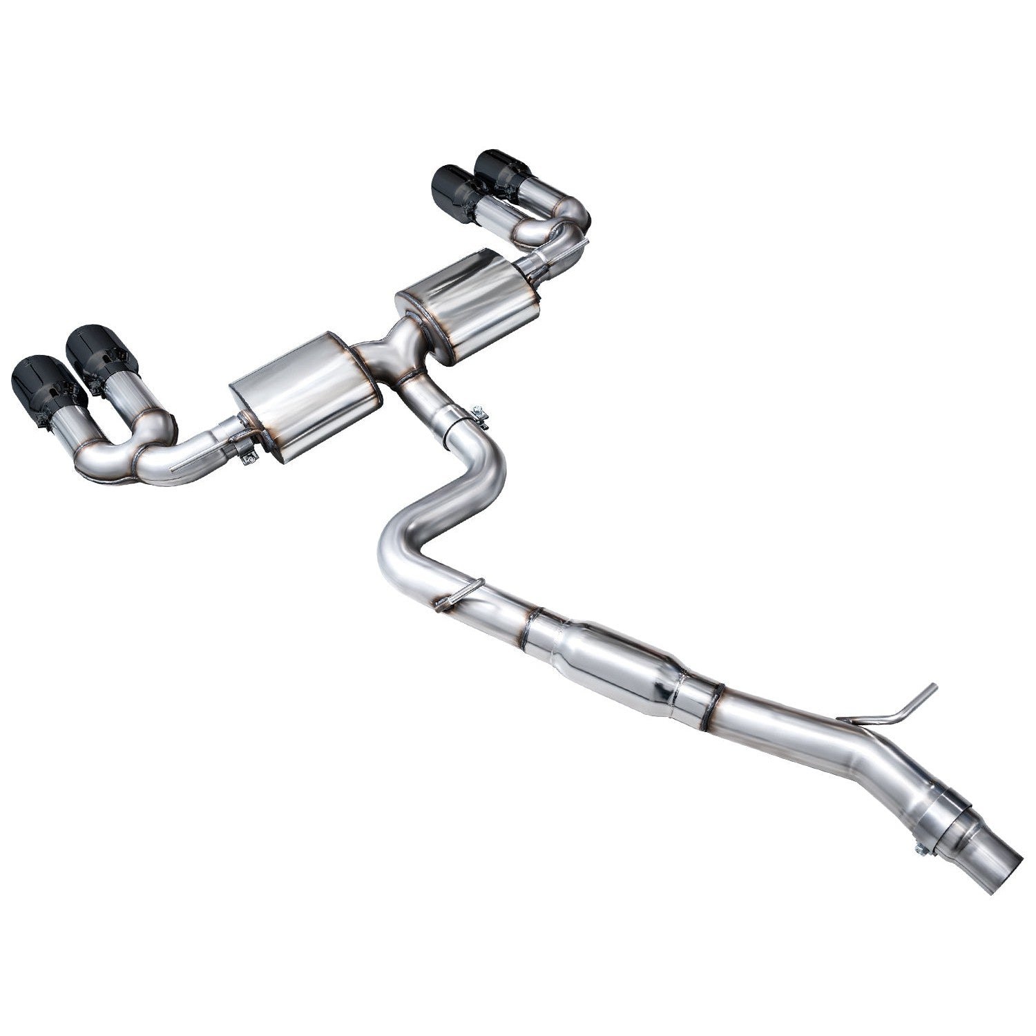 AWE Tuning Touring Edition Exhaust for 2022-2024 Audi 8Y S3 - Diamond Black Tips