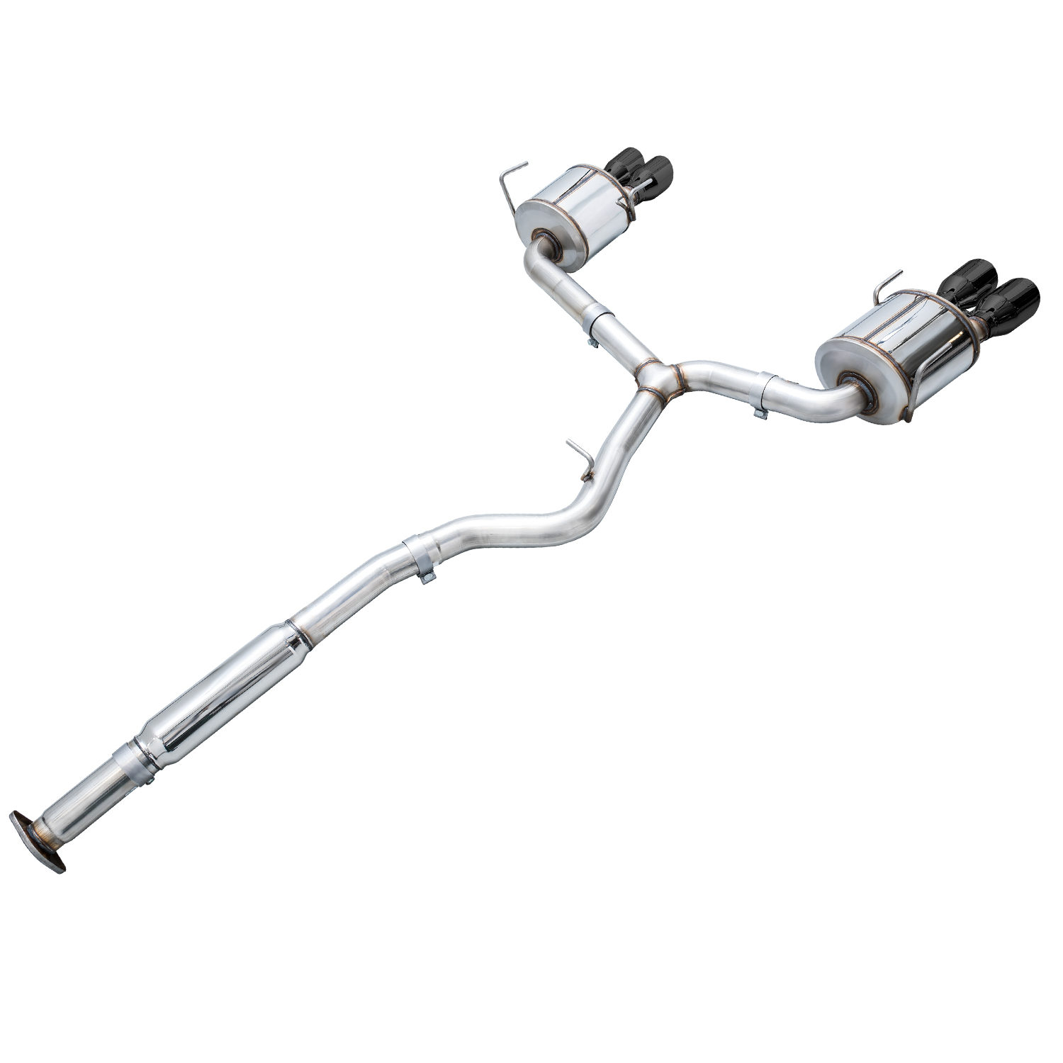 AWE Tuning Touring Edition Exhaust for 2022+ VB Subaru WRX - Diamond Black Tips