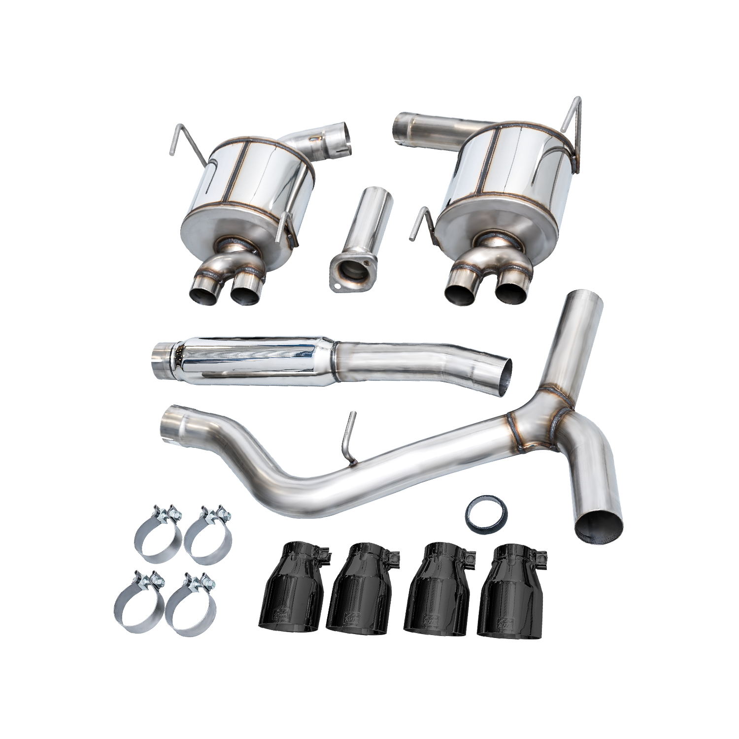 AWE Tuning Touring Edition Exhaust for 2022+ VB Subaru WRX - Diamond Black Tips