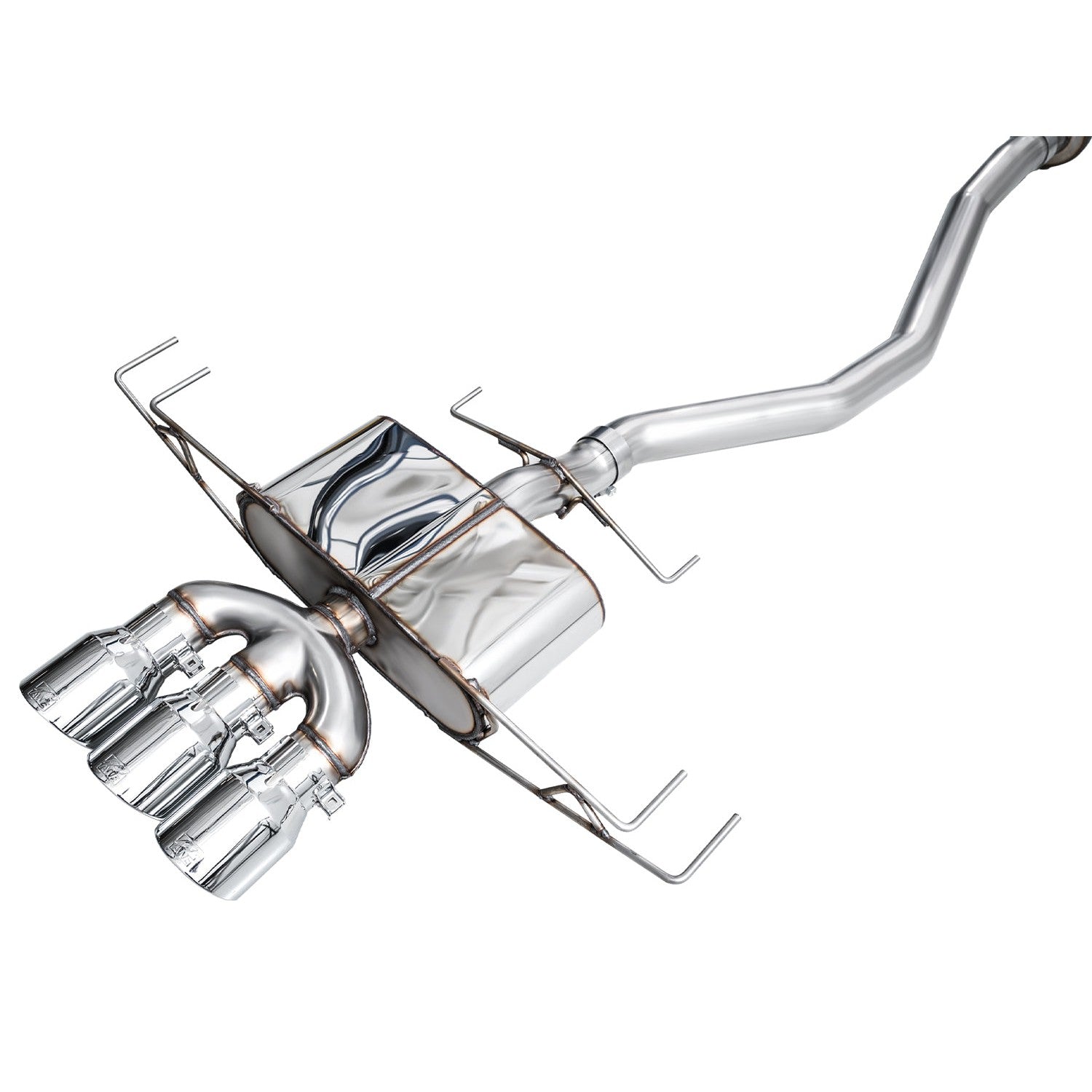 AWE Tuning Touring Edition Exhaust w/ Triple Chrome Silver Tips - 2024 Acura Integra Type S DE5