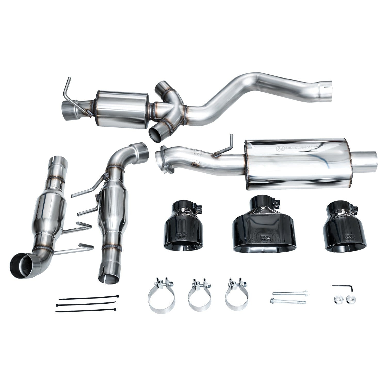 AWE Tuning Touring Edition Exhaust for 2023+ Toyota GR Corolla - Diamond Black Tips