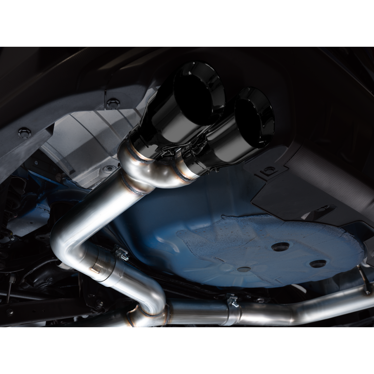 AWE Tuning Track Edition Exhaust for 2022+ VB Subaru WRX - Diamond Black Tips