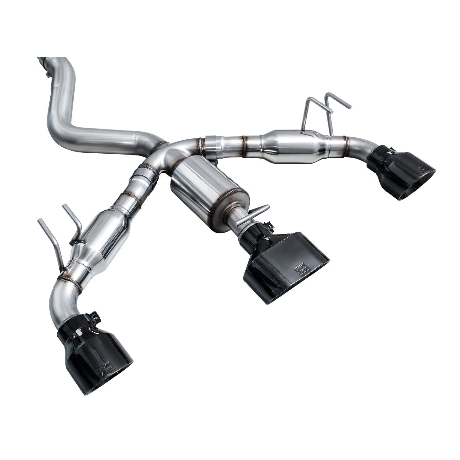 AWE Tuning Track Edition Exhaust for 2023+ Toyota GR Corolla - Diamond Black Tips