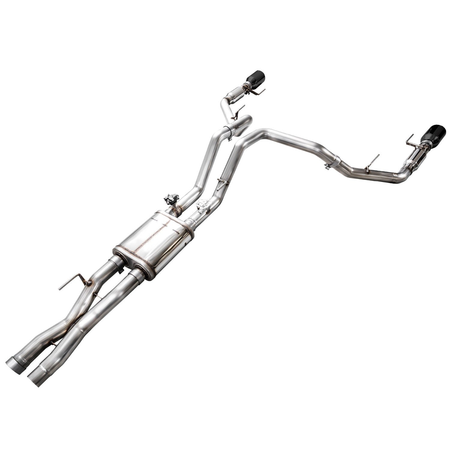 AWE Tuning SwitchPath Exhaust for Ford Gen 3 Raptor - Diamond Black Tips