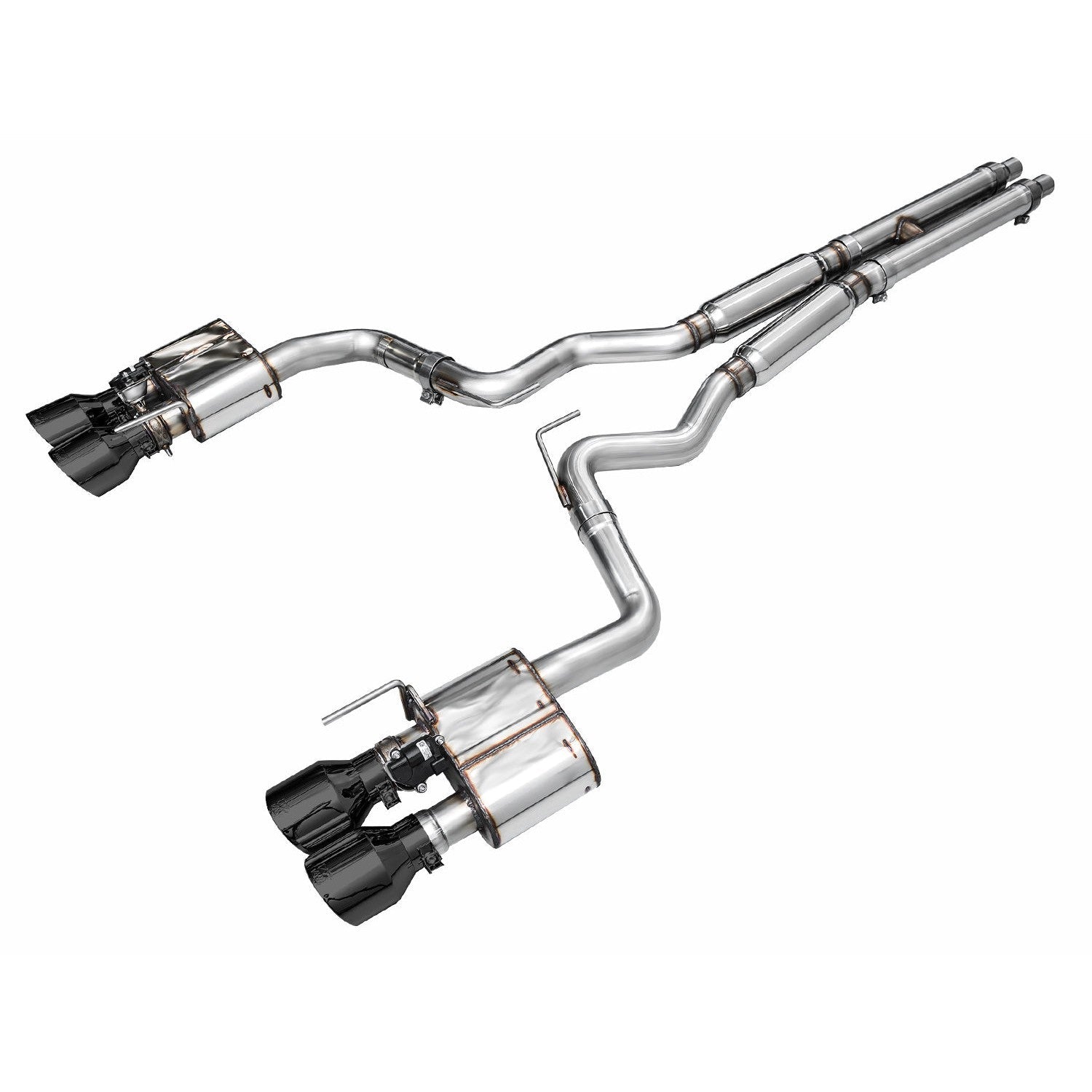 AWE Tuning SwitchPath Catback Exhaust w/ Quad Diamond Black Tips - 2024 Ford Mustang Dark Horse S650 RWD