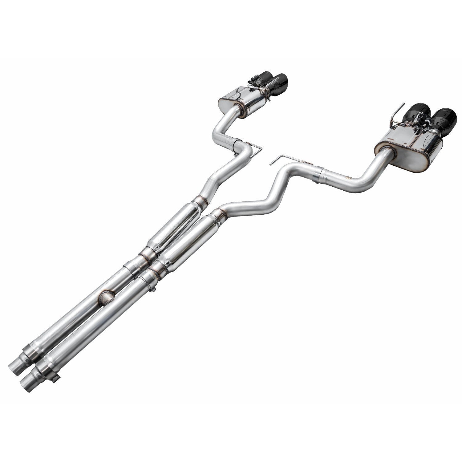 AWE Tuning SwitchPath Catback Exhaust w/ Quad Diamond Black Tips - 2024 Ford Mustang Dark Horse S650 RWD
