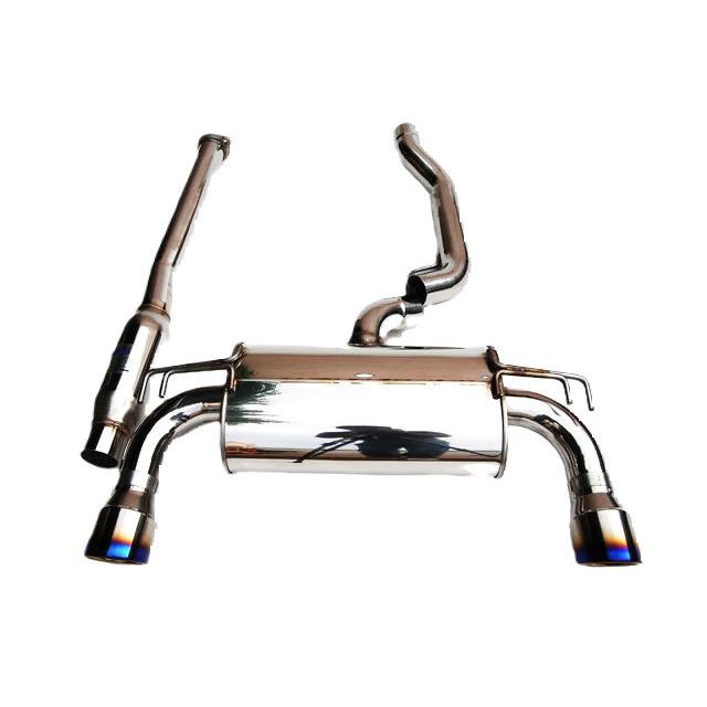 Invidia Q300 Titanium tip Cat-back Exhaust - 08-Up Mitsubishi EVO X