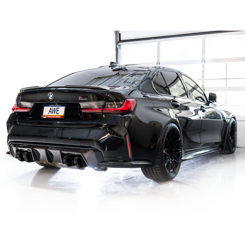 AWE Tuning SwitchPath Catback Exhaust w/ Diamond Black Tips - 2021+ BMW G8X M3/M4