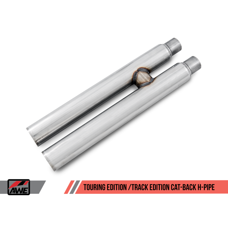 AWE Tuning S550 Mustang GT Cat-back Exhaust - Touring Edition (Diamond Black Tips)