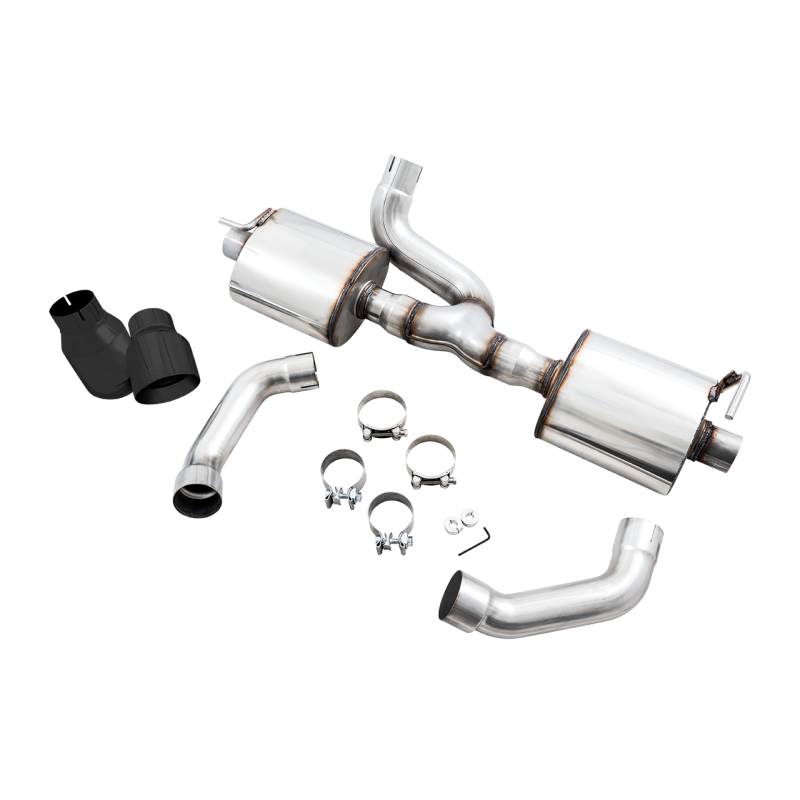 AWE Tuning Tread Edition Axle-Back Dual Exhaust w/ Diamond Black Tips - 07-18 Jeep Wrangler JK/JKU 3.6L