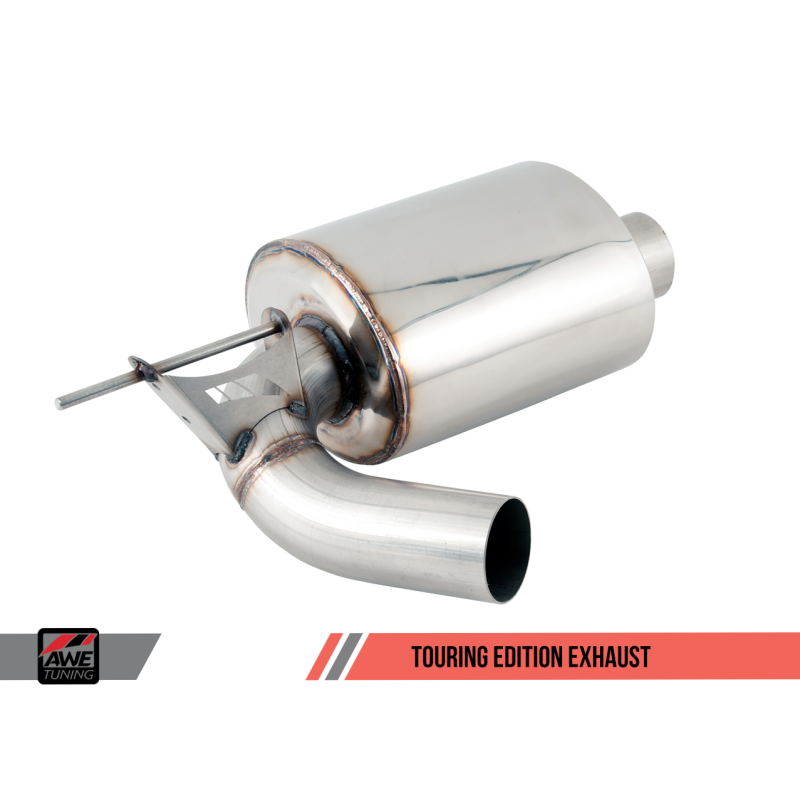 AWE Tuning BMW F3X 340i Touring Edition Axle-Back Exhaust - Diamond Black Tips (90mm)