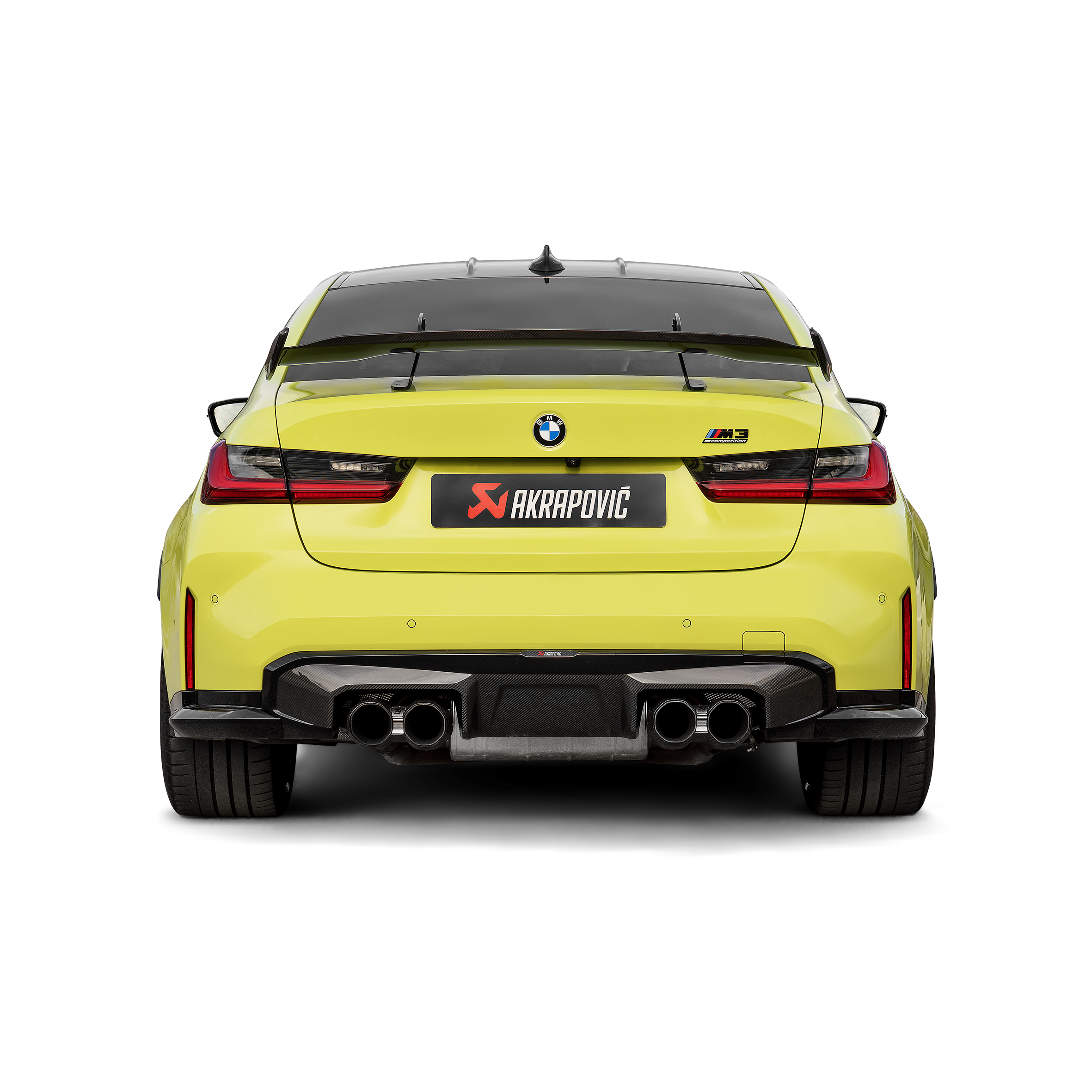 Akrapovič Rear Carbon Wing - 2021+ BMW M2/M3/M4 (G8X) - T1 Motorsports