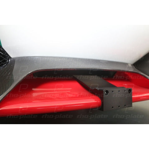 RHO-PLATE V2 - FERRARI 488 PISTA LIP CLAMP MOUNT - T1 Motorsports