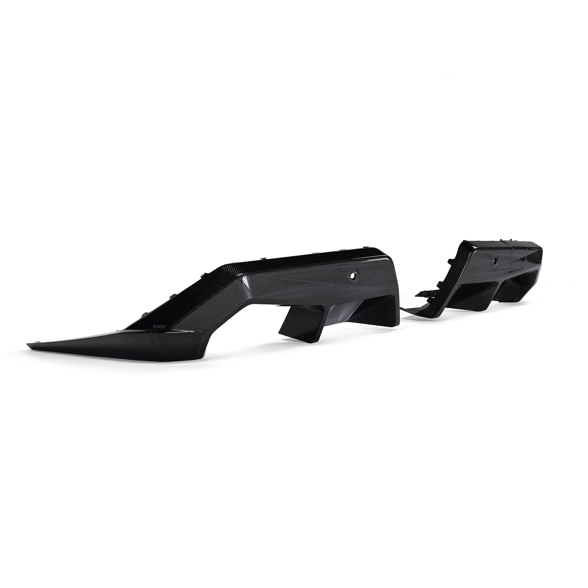 Akrapovič High Gloss Rear Carbon Fiber Diffuser - 2024+ BMW M5/M5 Touring (G90/G99) - T1 Motorsports