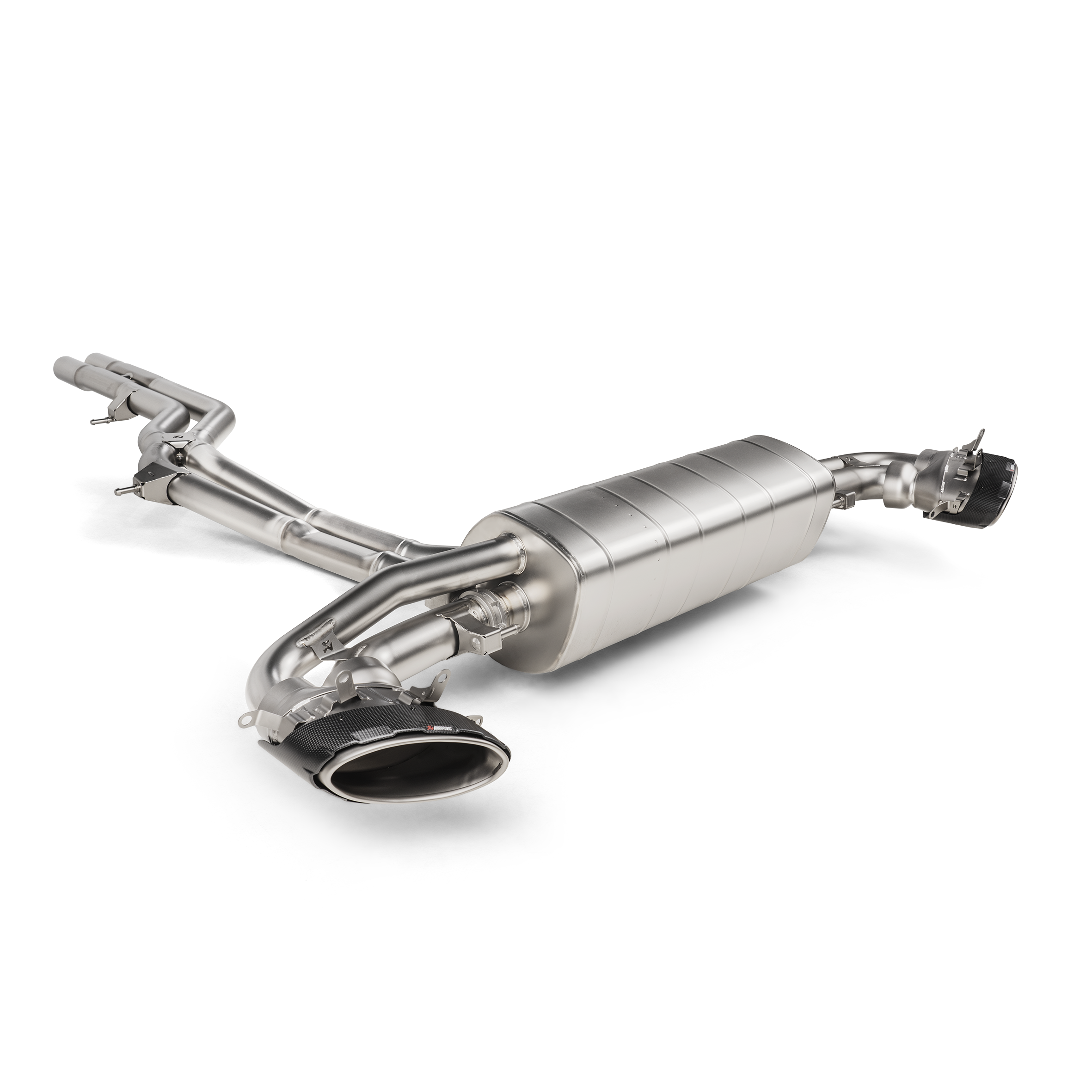 Akrapovič Evolution Line Catback Exhaust (Titanium) w/Carbon Tips - 2020+ Audi RSQ8