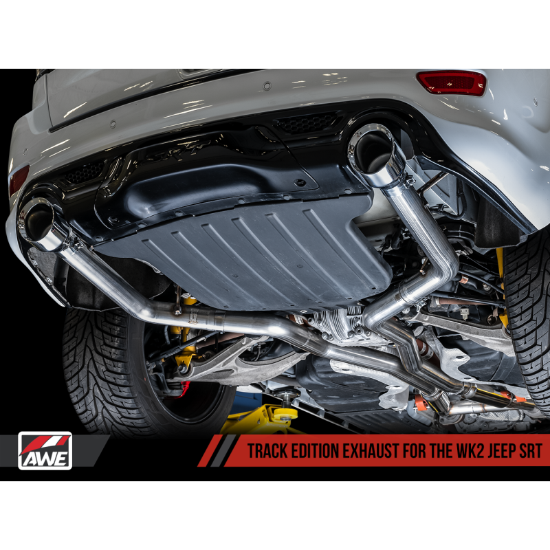 AWE Tuning 2020 Jeep Grand Cherokee SRT Track Edition Exhaust - Chrome Silver Tips