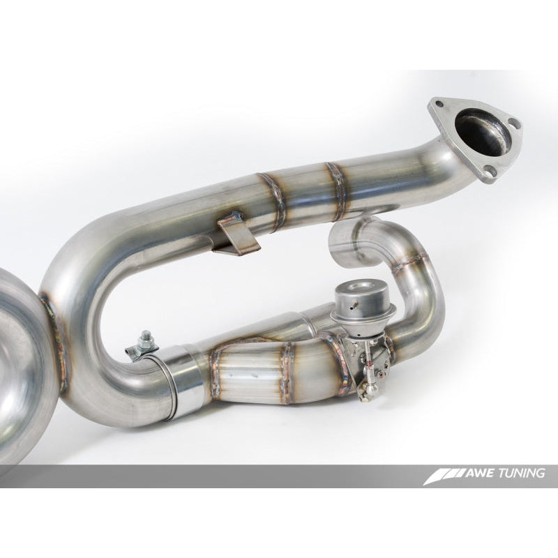 AWE Tuning Porsche 991 SwitchPath Exhaust for Non-PSE Cars Diamond Black Tips