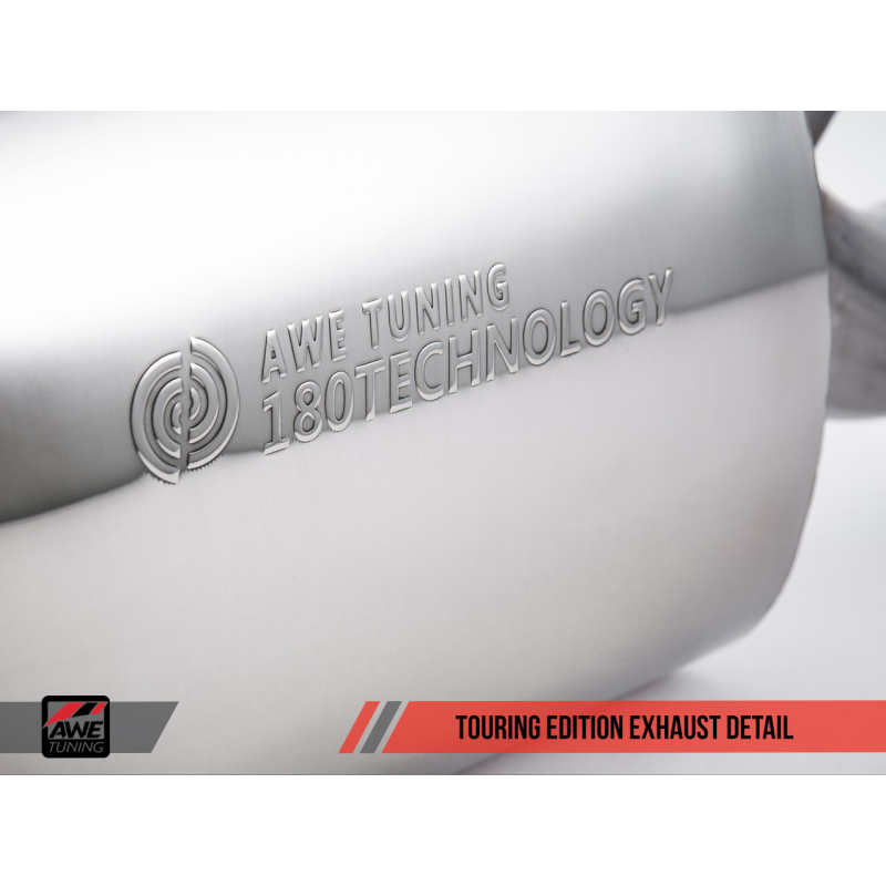 AWE Tuning Audi C7 / C7.5 S6 4.0T Touring Edition Exhaust - Polished Silver Tips