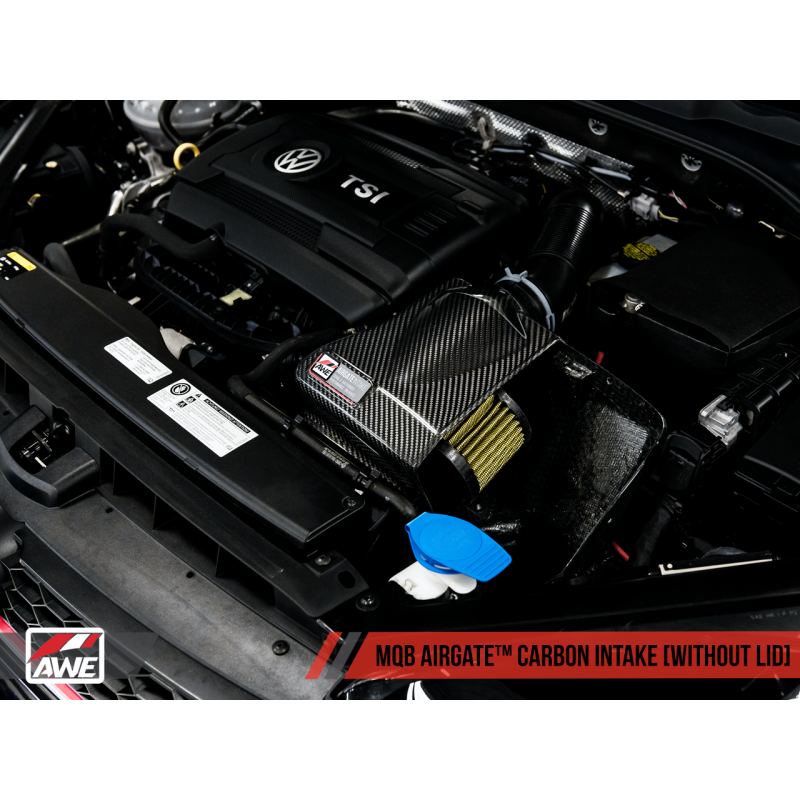 AWE Tuning Audi / Volkswagen MQB 1.8T/2.0T/Golf R Carbon Fiber AirGate Intake w/ Lid