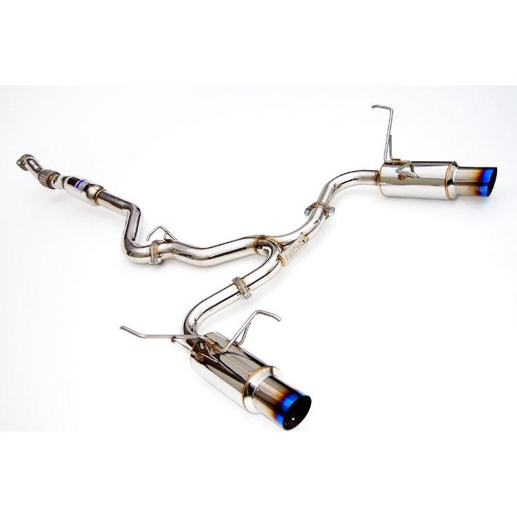 Invidia Dual N1 Titanium tip Cat-back Exhaust - 15-21 Subaru WRX/STI Sedan